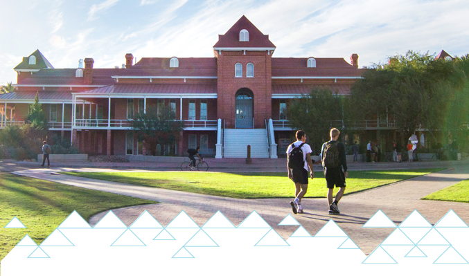  Photo of the University of Arizona's Old Main building.