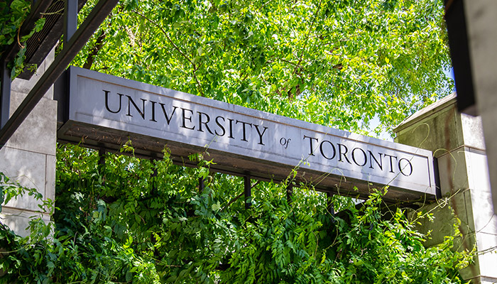 University of Toronto Gate Sign