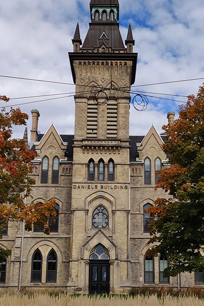 the daniels building at 1 spadina in the fall