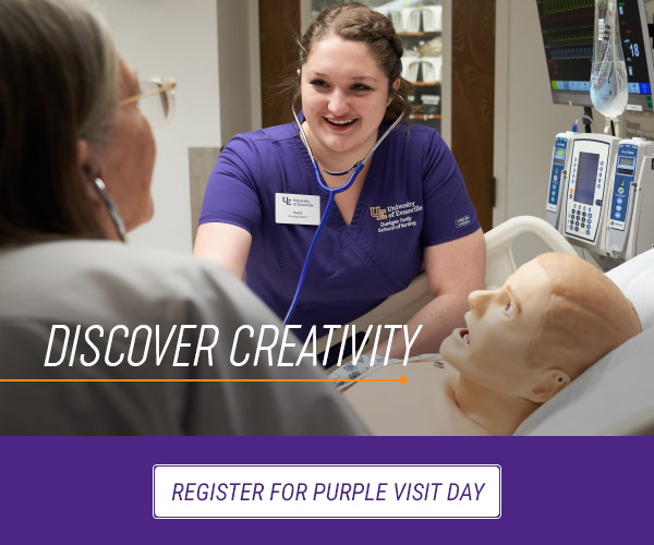 Register for Purple Visit Day - Discover creativity.