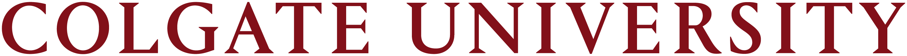 Colgate University wordmark