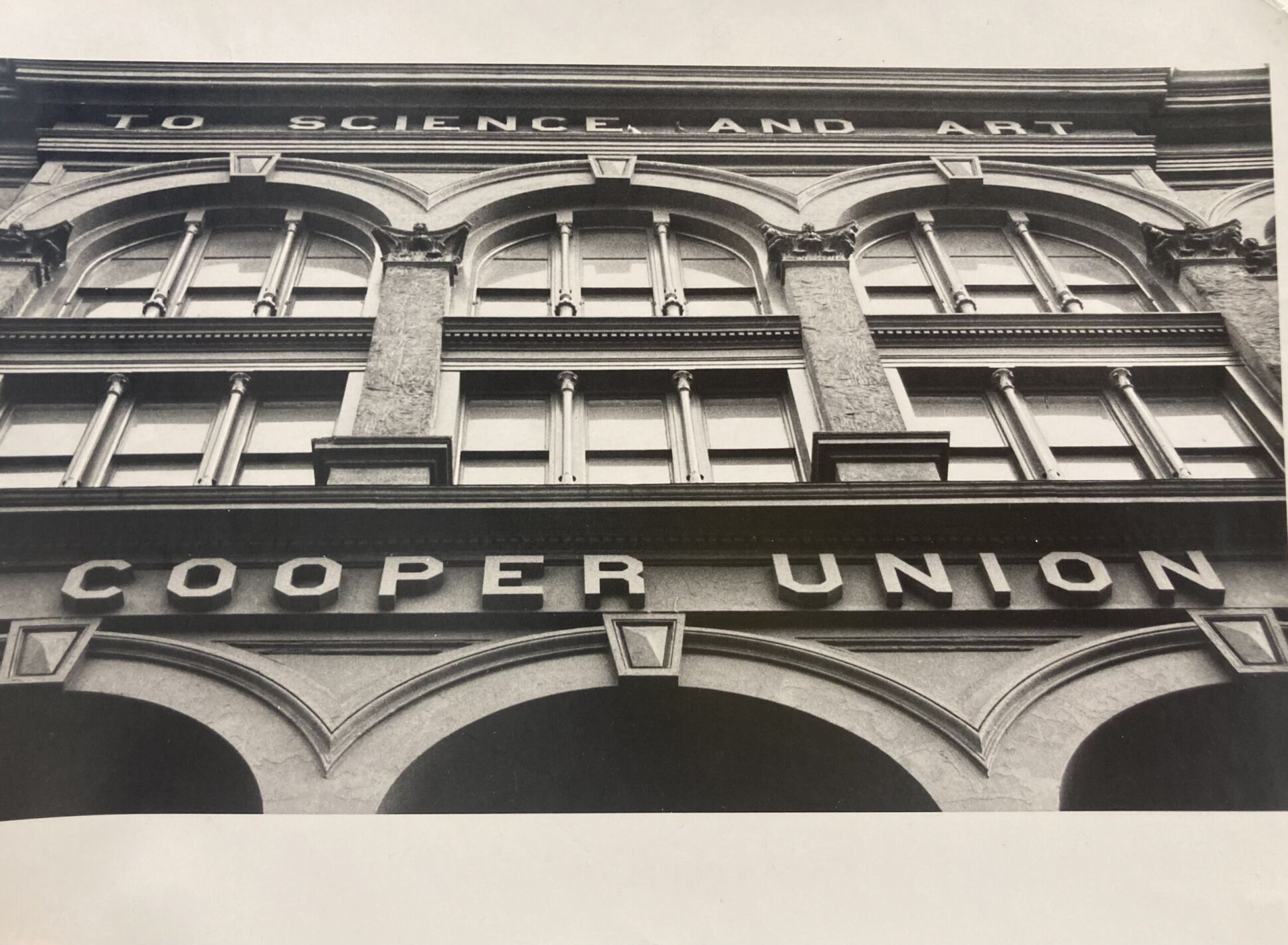 Foundation Building, undated; Photo Courtesy of the Cooper Union Archives, Photograph collection.