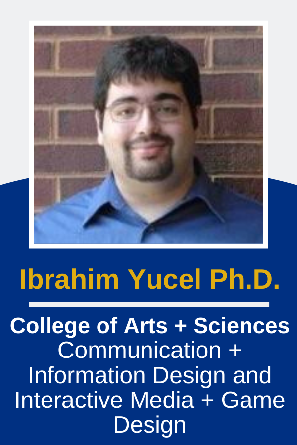 Headshot photo - Ibrahim Yucel, Ph.D. - College of Arts + Sciences - Communication + Information Design and Interactive Media + Game Design