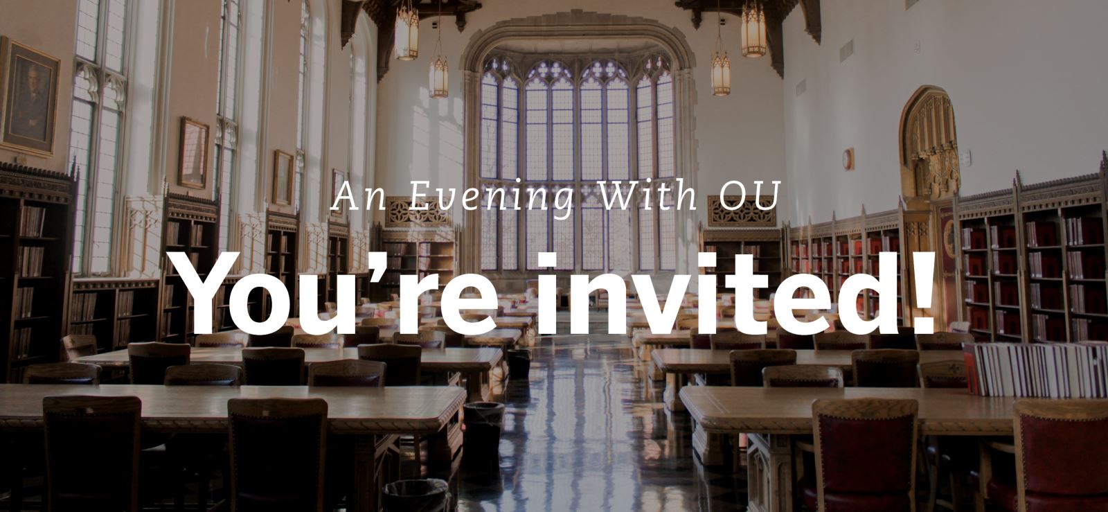 An Evening with OU: You're Invited