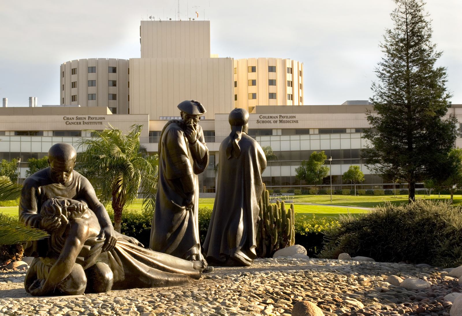 The Good Samaritan Statue at Loma Linda University