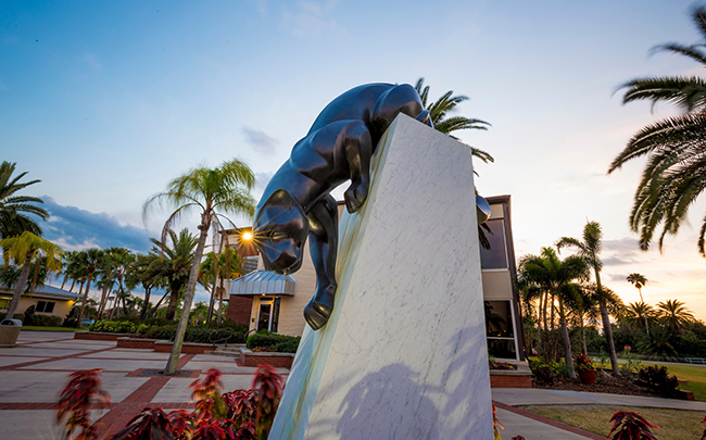 Florida Tech Panther Statue