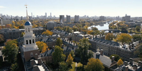 View of Harvard Residentail Dorms